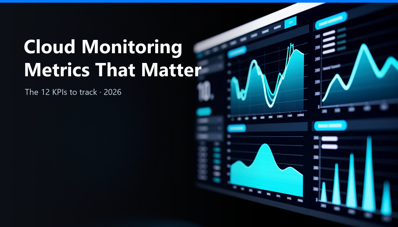 Cloud Monitoring Metrics That Matter: The 12 KPIs to Track (2026)
